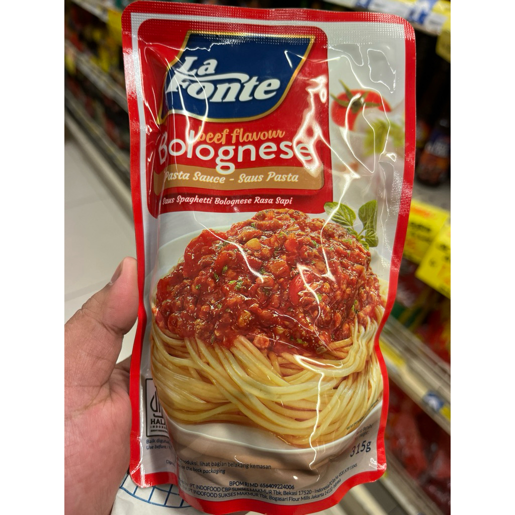 

Saus Pasta La Fonte Bolognese 315g Beef Flavour