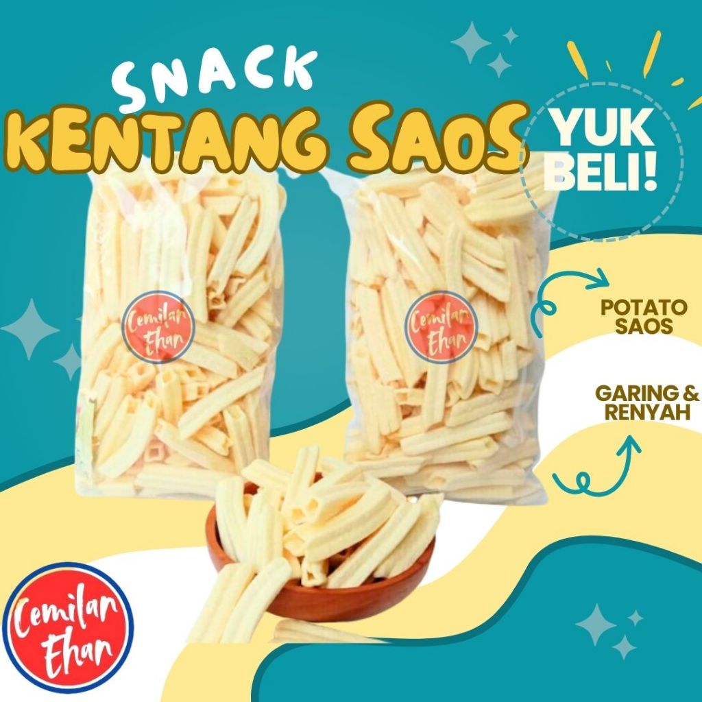 

Potato Saos - 1kg Kentang GorengSaos Sambal