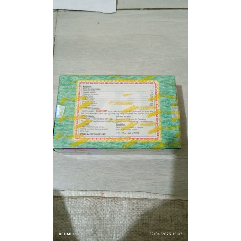 

HERBAL TEU ISI 12 SACHET BOX