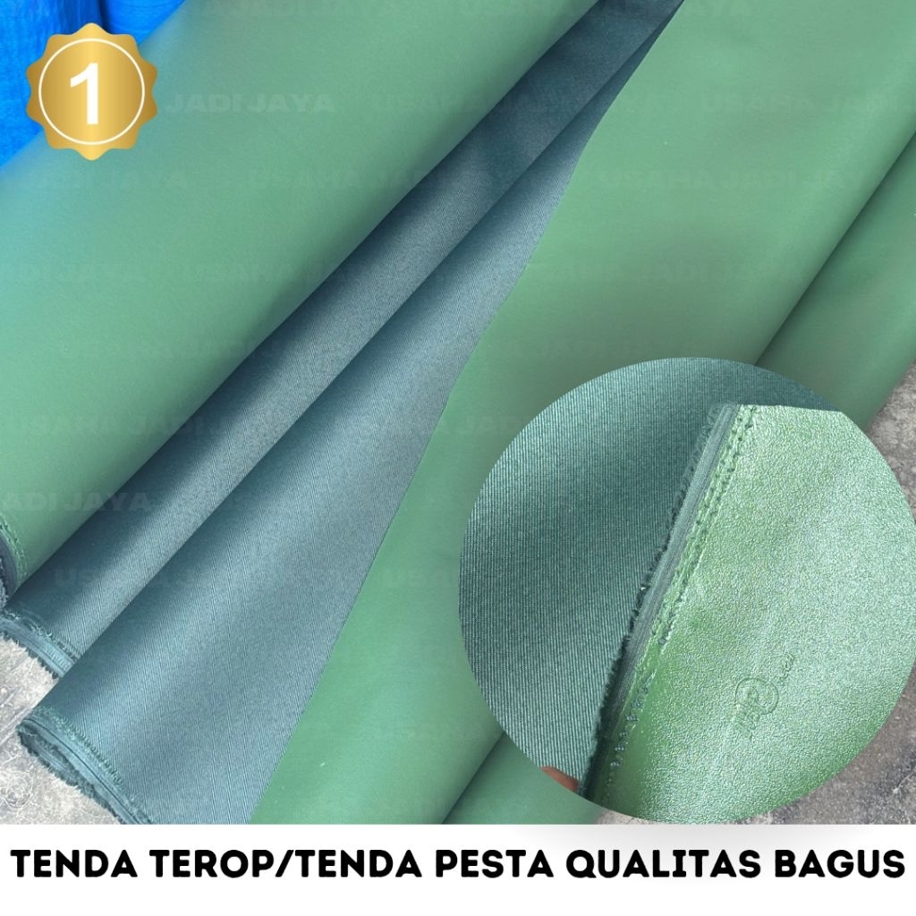 TENDA KAIN/ TENDA TEROP/TERPAL KAP JEEP/ TERPAL TENTARA/ TENDA KURALON PER METER