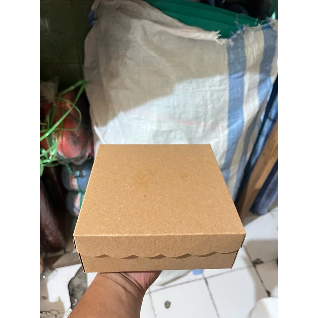 

Kotak Nasi Atau Dus Nasi R8 18x18x7 Kraft Coklat Ketebalan 350 Gsm