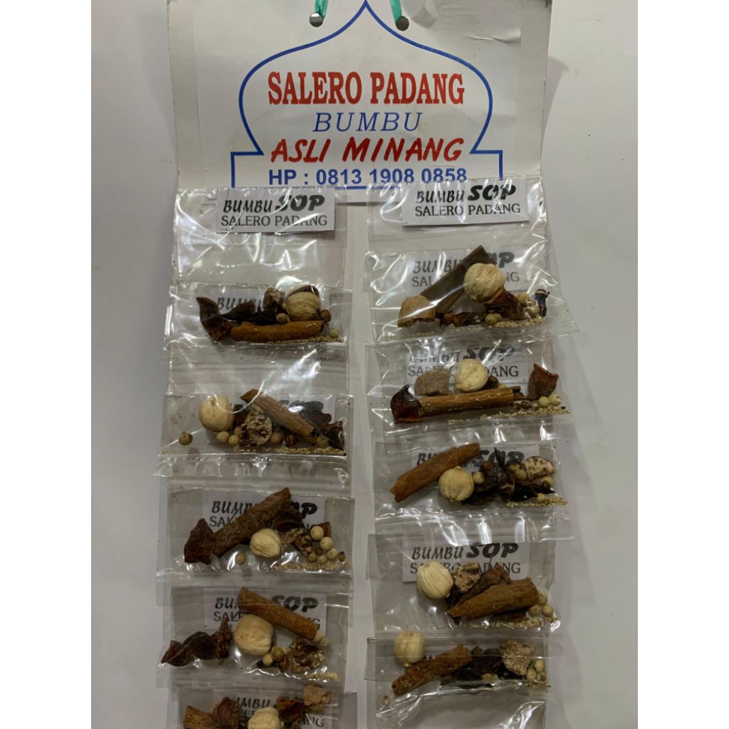 

Bumbu Masak SALERO PADANG ( SOP )