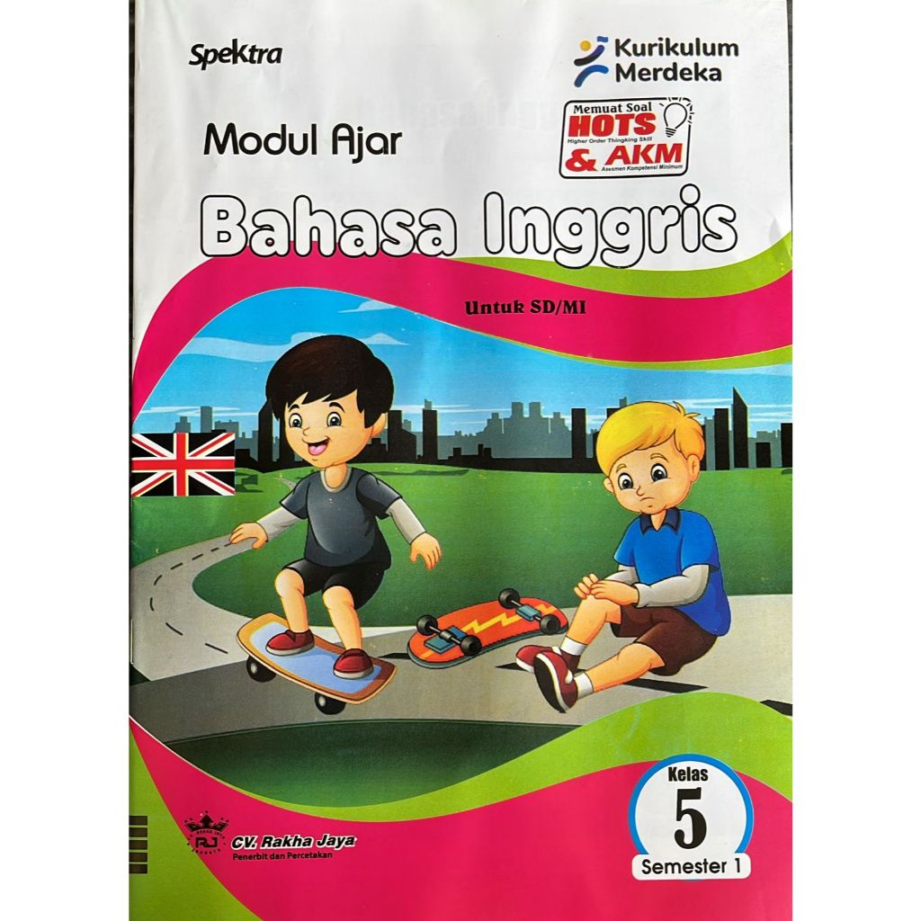 LKPD Spektra Bhs.Inggris Kelas 5 Semester Satu Kur.Merdeka SD/MI