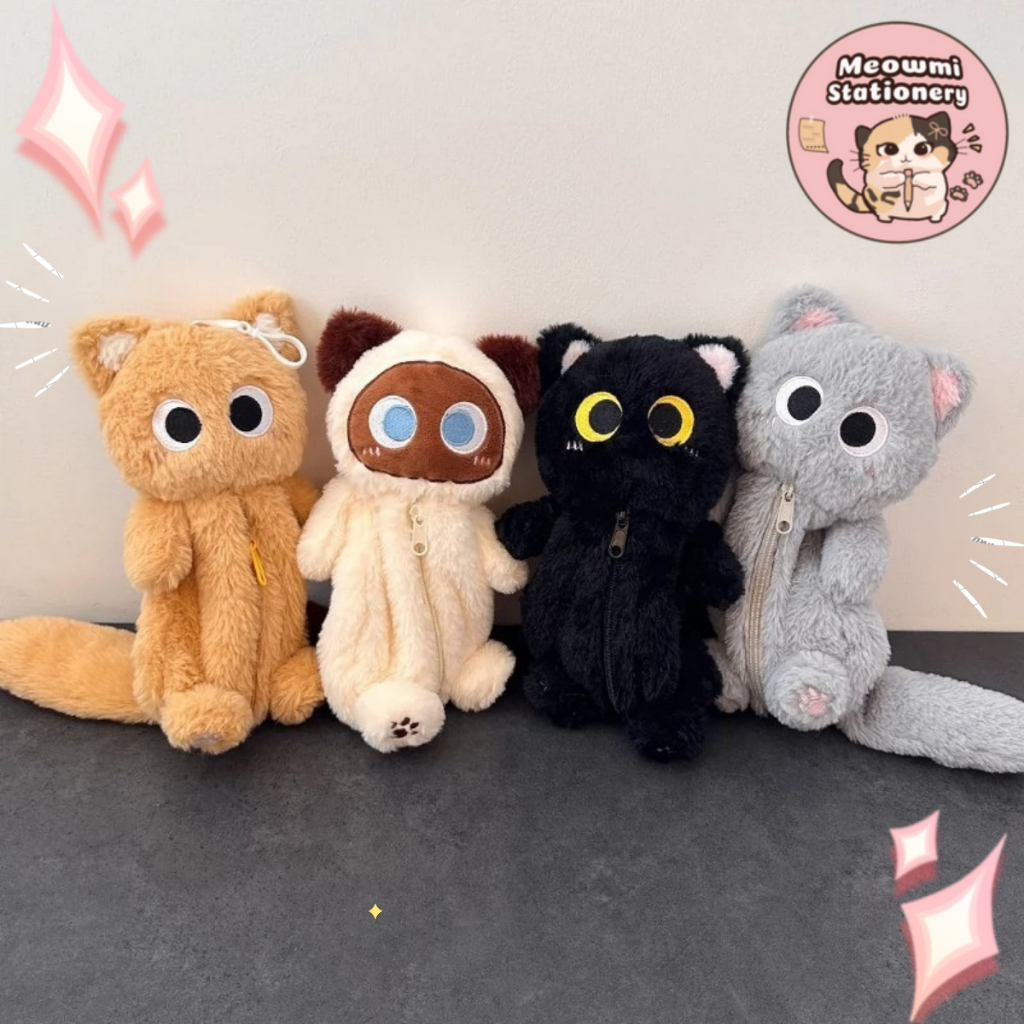 

Tempat Pensil Kucing Fufu Cat Lucu Plushie Lembut Ins Populer Kekinian PC0221