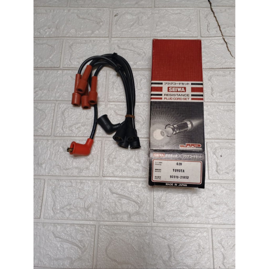 Kabel Busi Toyota Corona RT100 RT104 RT81 Hiace 12R Old Seiwa Japan