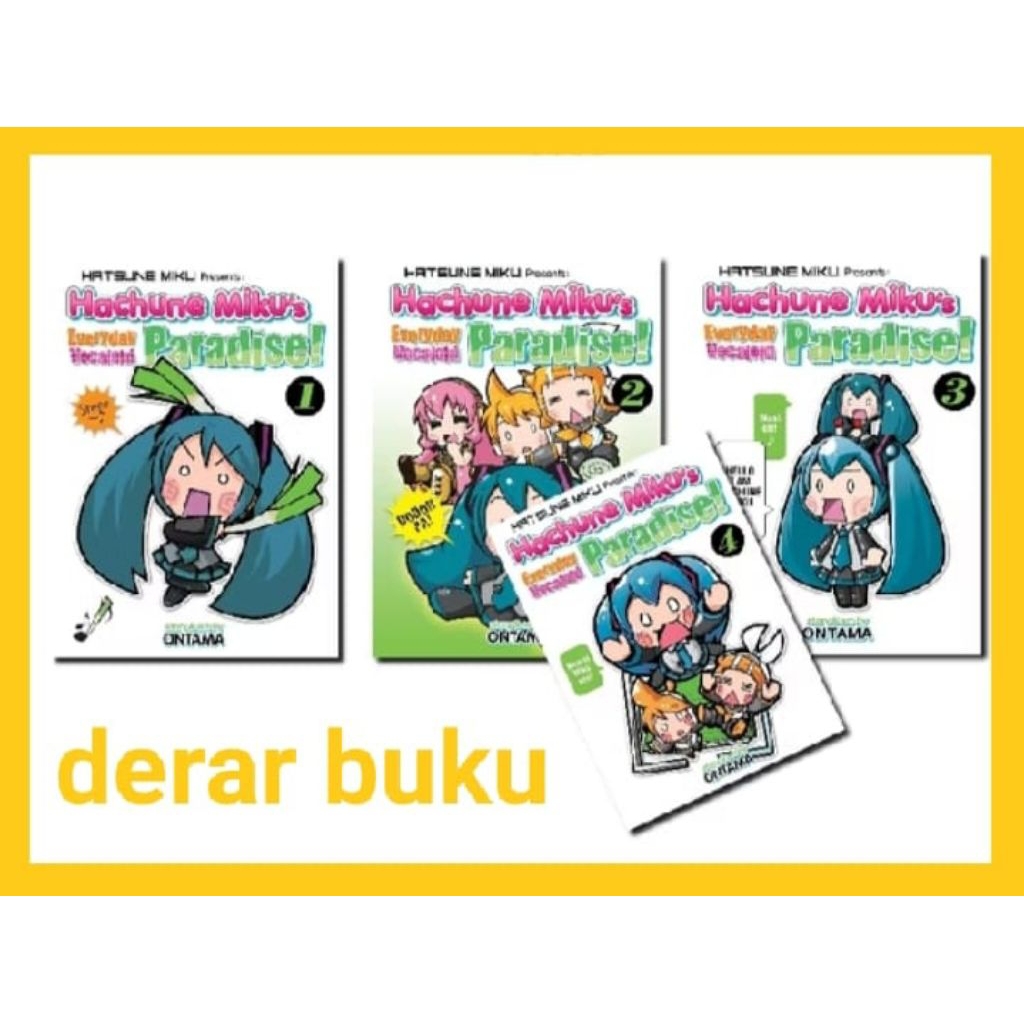 manga Hatsune miku presents: Hachune miku' s. everday Vocaloid paradise vol1-4
