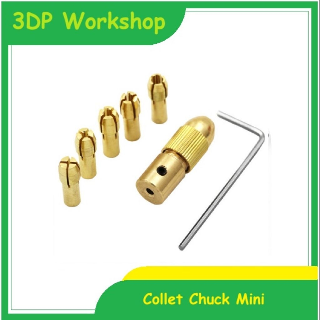 Kepala Bor Mini Collet Chuck Mini Drill 7pcs Set
