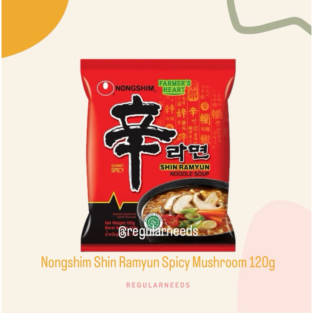 

Nongshim Shin Ramyun Spicy Mushroom 120gr