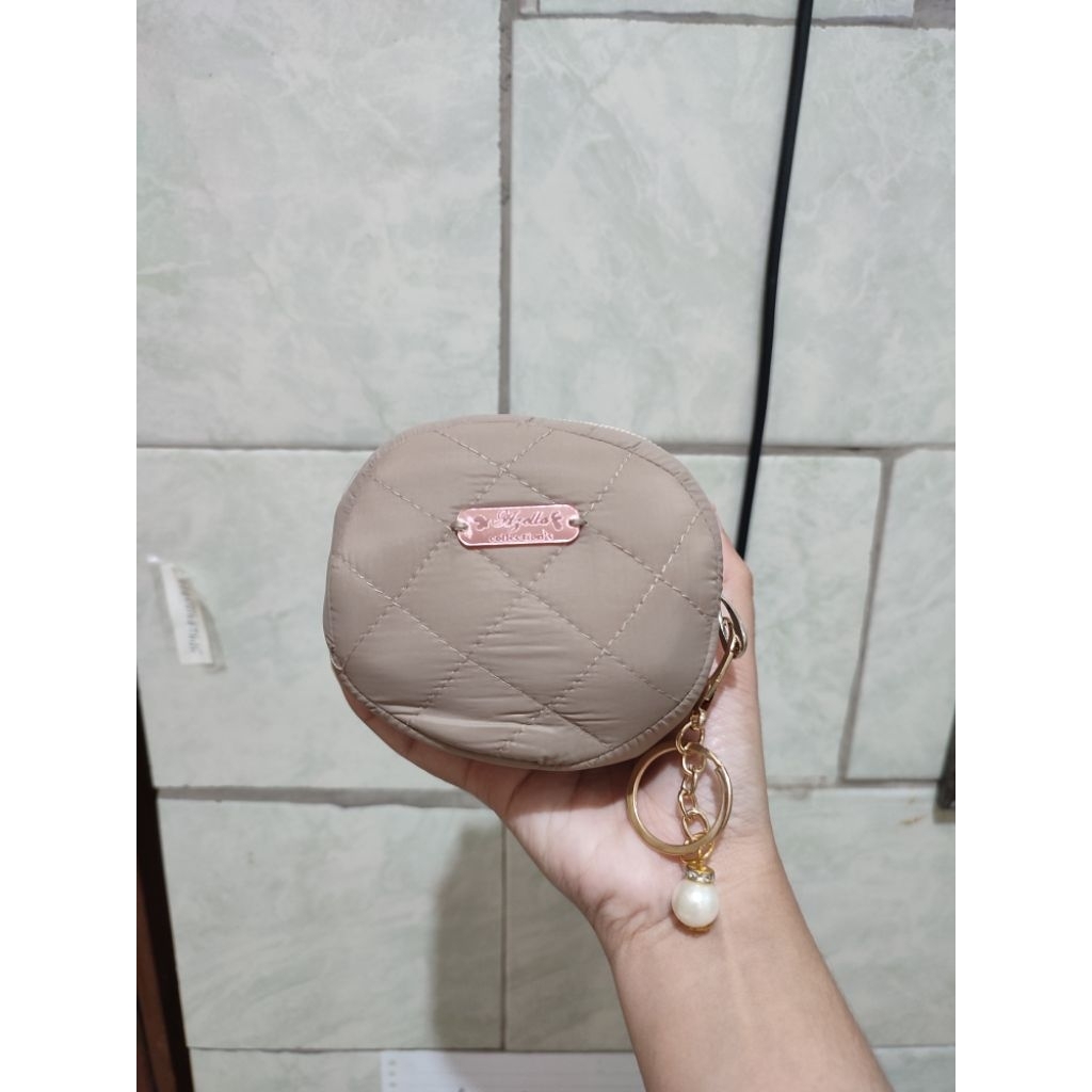 Mukenah Travel Mini Azella Collection (Latte)