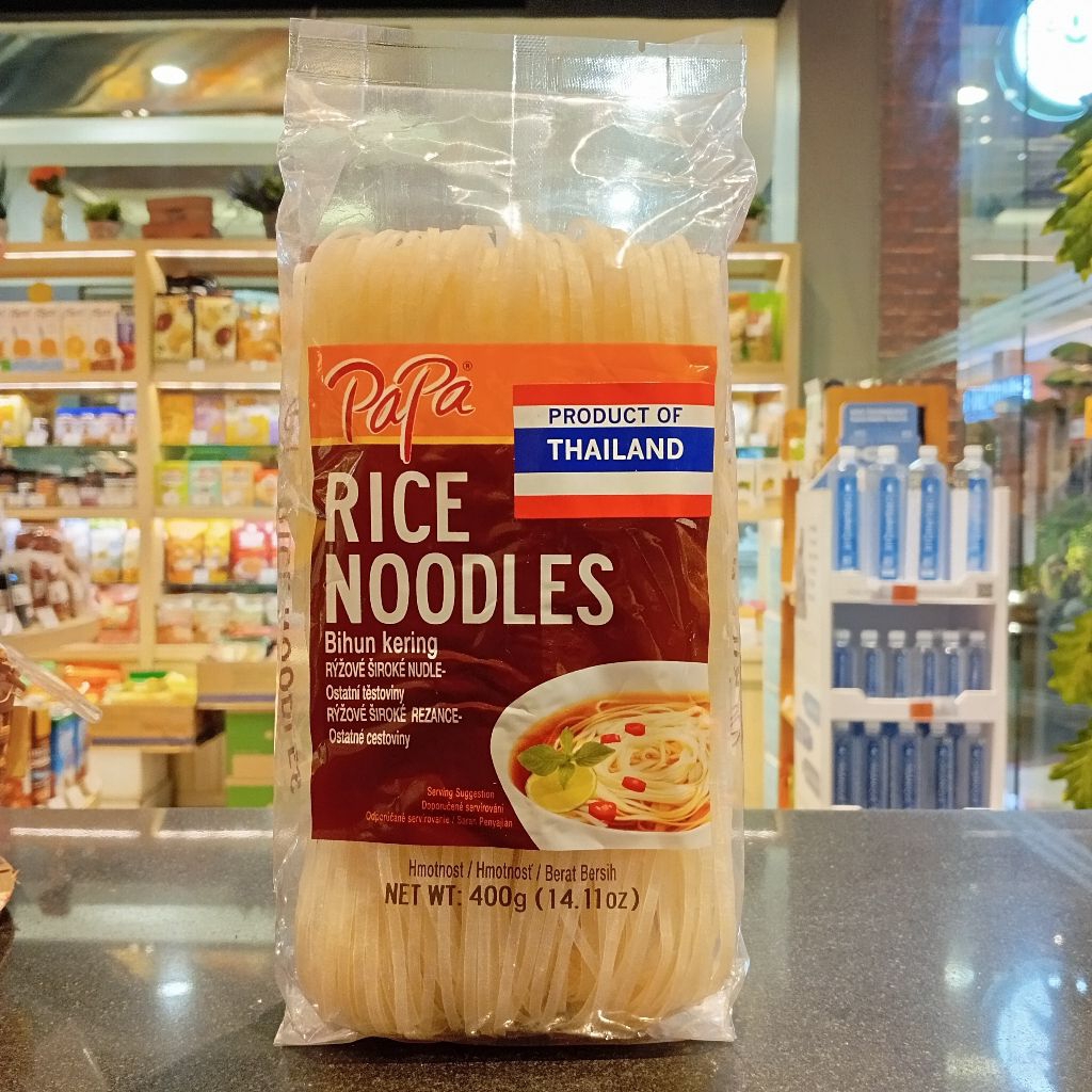 

Rice Noodles "(kwetiau) by Papa 400g