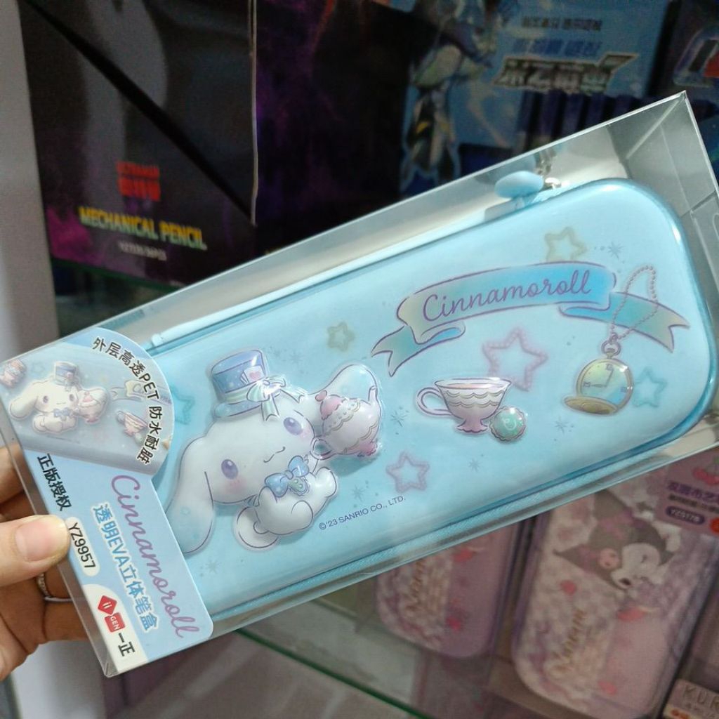 

iiGEN Kotak Pensil Ori Sanrio Model Hard Case Pencil Case Kuromi Melody Pochacco
