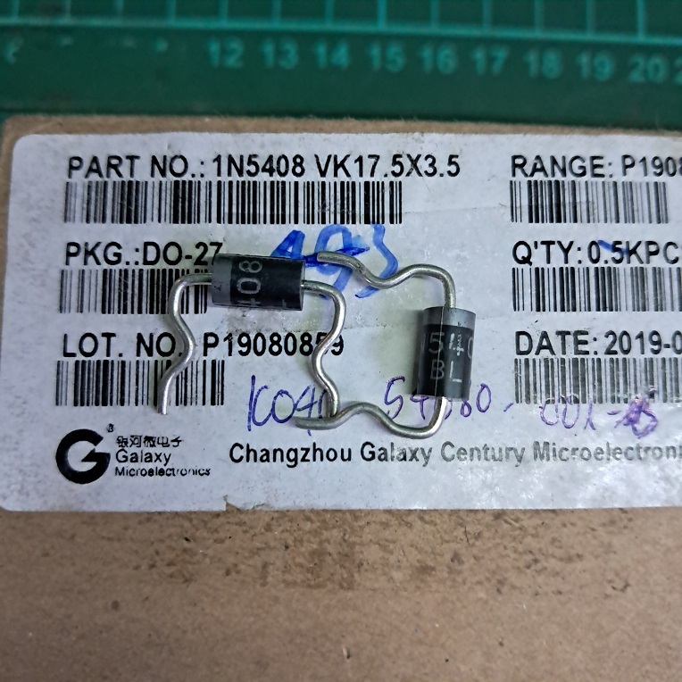 dio3a400v dioda IN5408 3 amper 800volt oryginal pengganti LR207