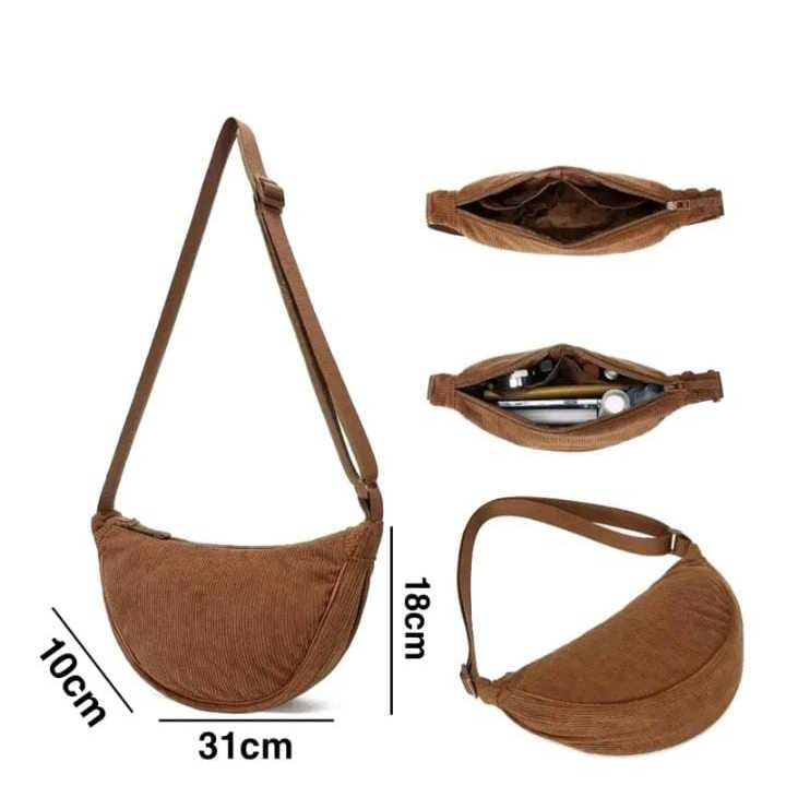 Sling  Bag  Bulat Perahu  / Tas Selempang Bulat / Tas Pria Distro Terlaris