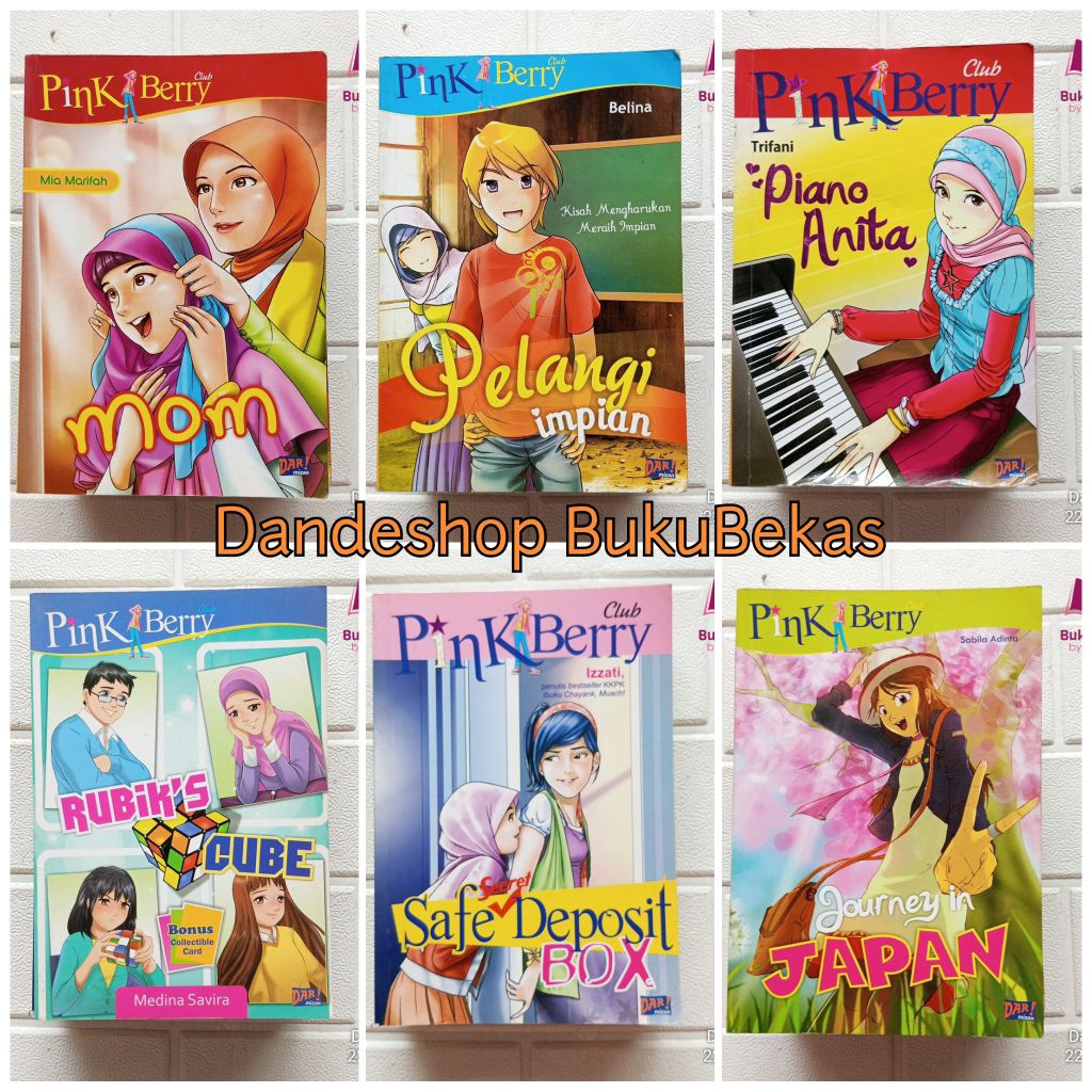 Pink Berry Club (Judul M-Z) - Novel Anak KKPK Dar Mizan PBC Pinkberry Bekas Preloved Original