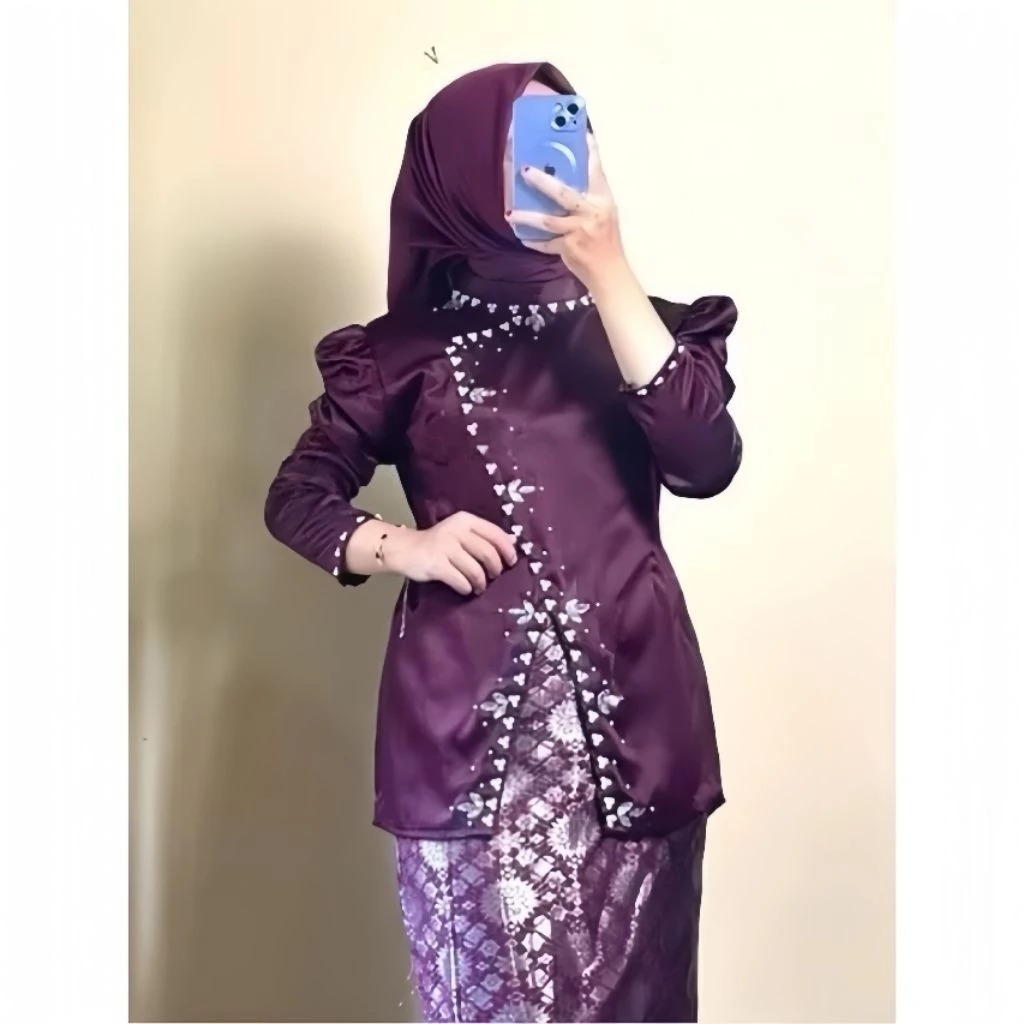 Inara Rok Songket One Set Satu Setel Kurung Melayu Rok Songket