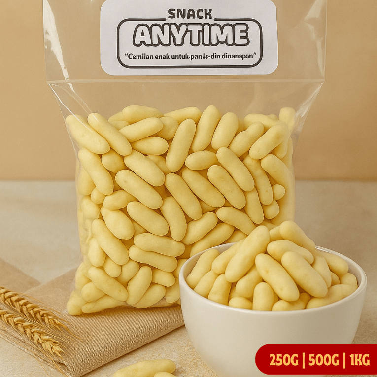 

250gr / 500gr / 1Kg | Snack Pilus Telur Ikan – Cemilan Renyah Original Gurih Murah Kekinian