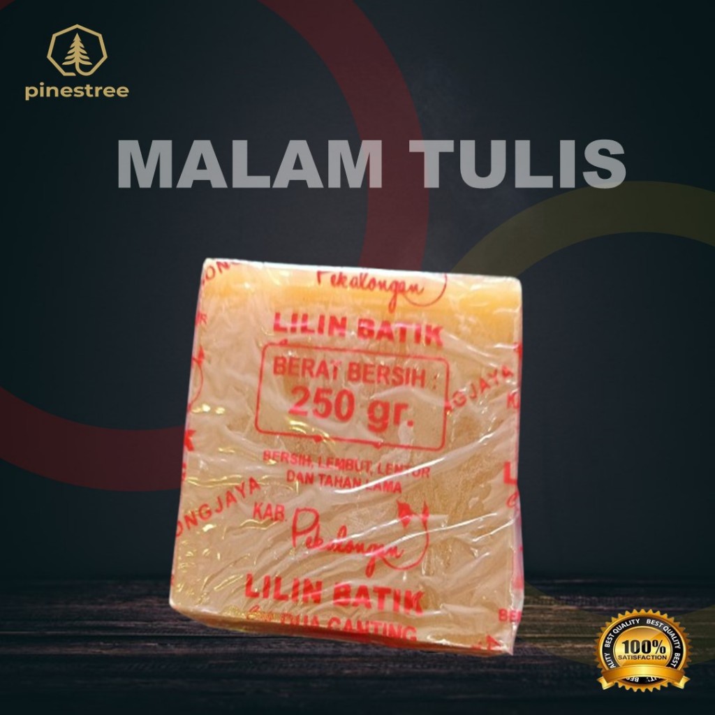 Lilin Malam Batik Tulis | Lilin Malam Batik | Malam Batik Tulis ( Kuning ) Kualitas Terbaik - 250 gr