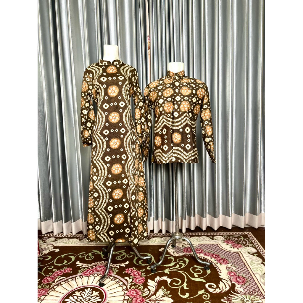 BAJU COUPLE MOTIF JUMPUTAN PALEMBANG