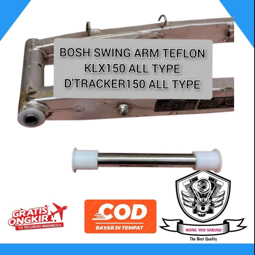 Bosh Arm KLX S L G BF D'TRACKER150 OLD NEW Bahan Teflon Swing Arm Klx 150 Dtracker 150