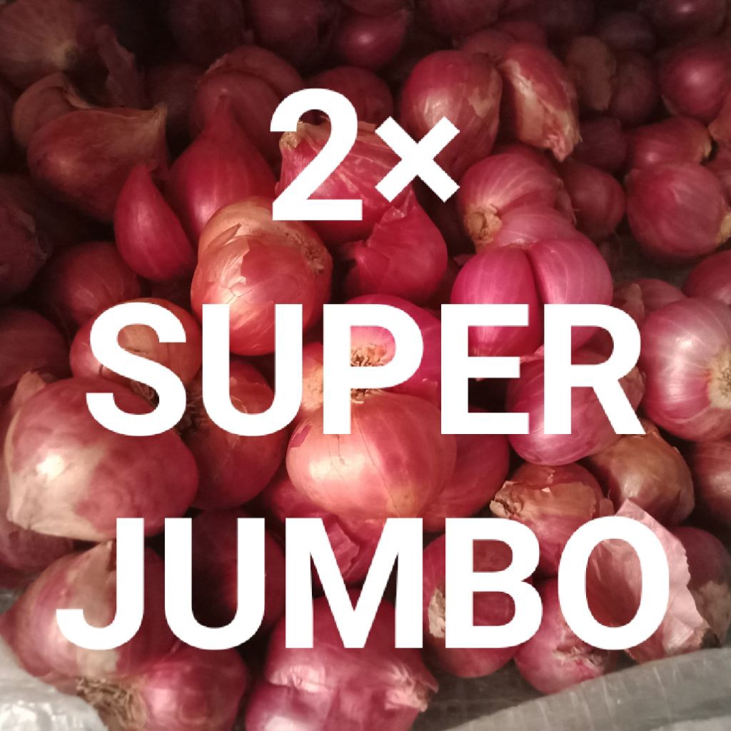 

BAWANG MERAH 2× SUPER JUMBO 500g-1Kg/Asli Probolinggo