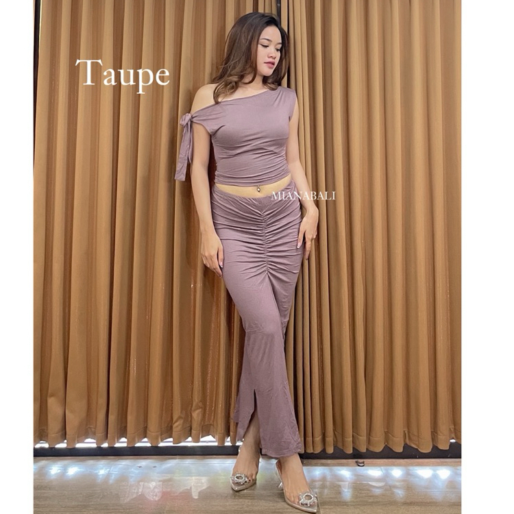 MIANABALI - RACHELL ONE SET | Atasan Tali & Rok | setelan rok | rok panjang | rok kaos | atasan kaos