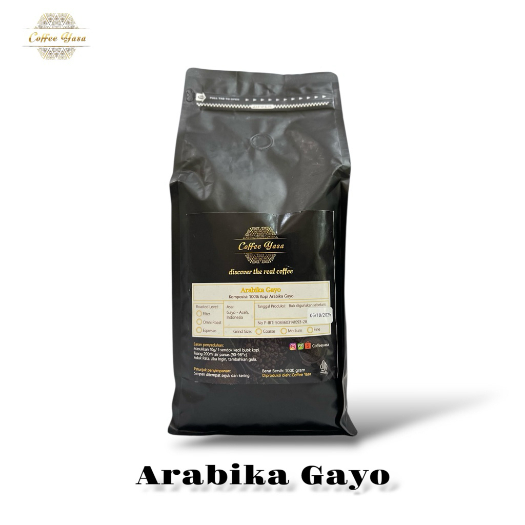 

Kopi Arabika Gayo 1kg (100%Arabika)