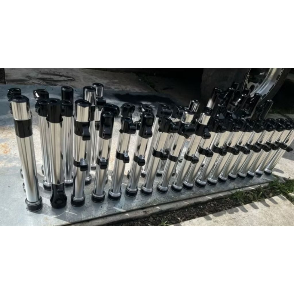 Bottom Tabung shock supra x125 wave original second bubut kilap