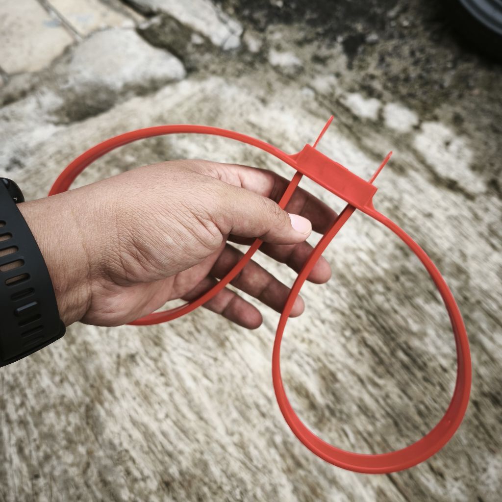 Handcuff Borgol Tangan Plastik Kabel Ties Jatah Polri