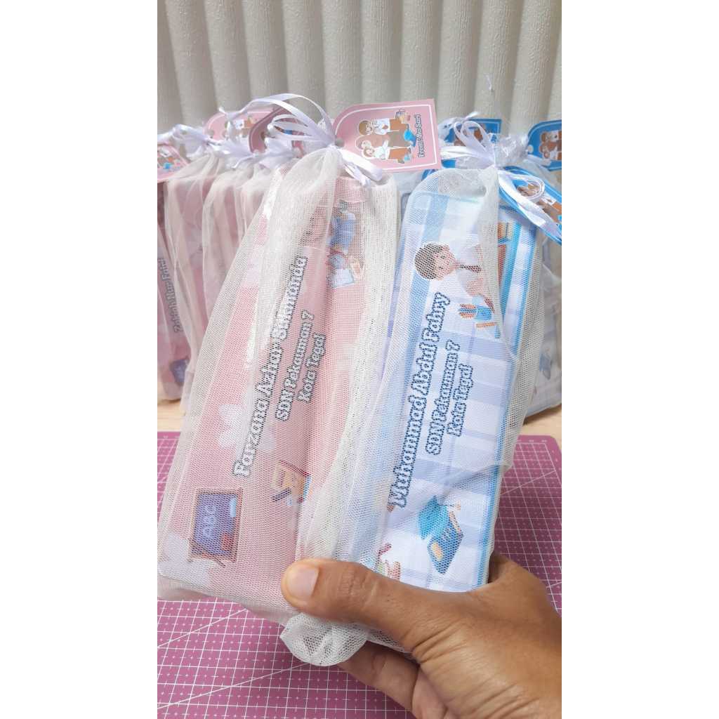 

Tempat Pensil Custom Nama Unik dan Lucu Bahan Plastik Tebal