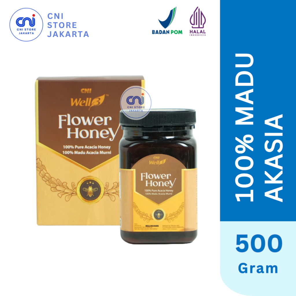 

CNI WELL3 FLOWER HONEY 500GR - 100% Madu Akasia Murni