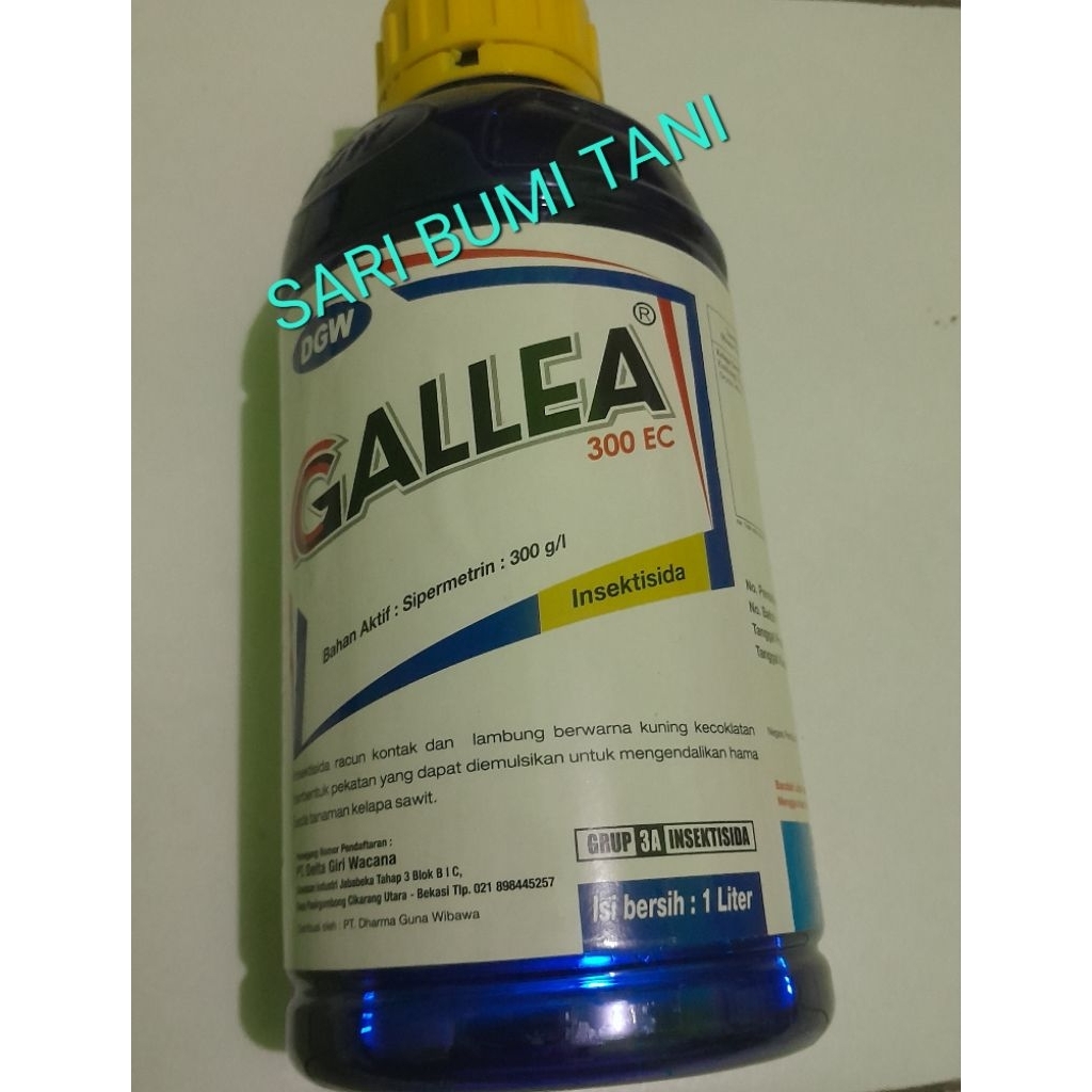 GALLEA 300 EC 1 LITER. SIPERMETRIN 300 G/L