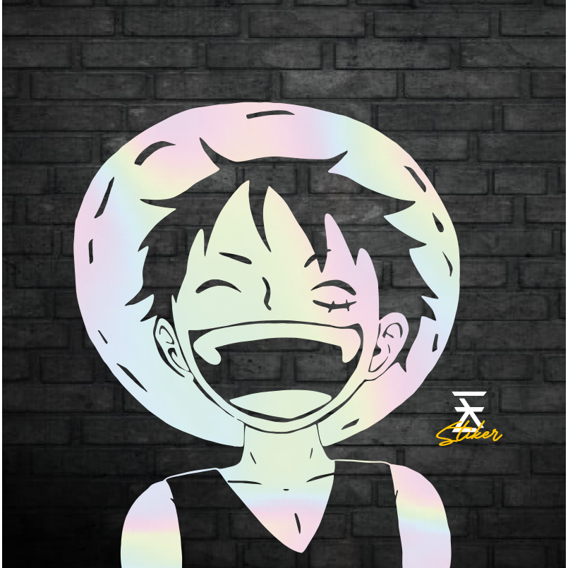 

STIKER LUFFY KETAWA STICKER LUCU LUFFY ONE PIECE MUGIWARA BAHAN BERKUALITAS