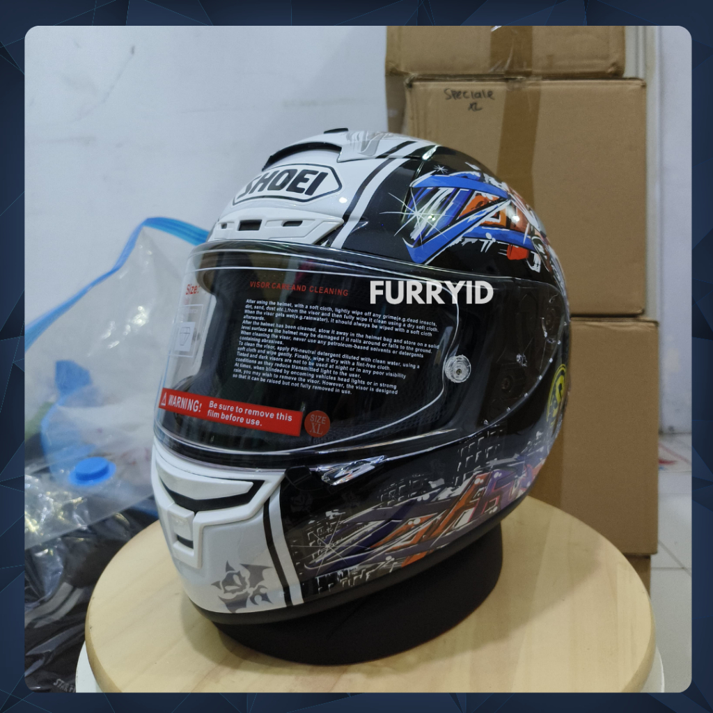 HELM FULL FACE SHOEI X14 SHOYA TOMIZAWA