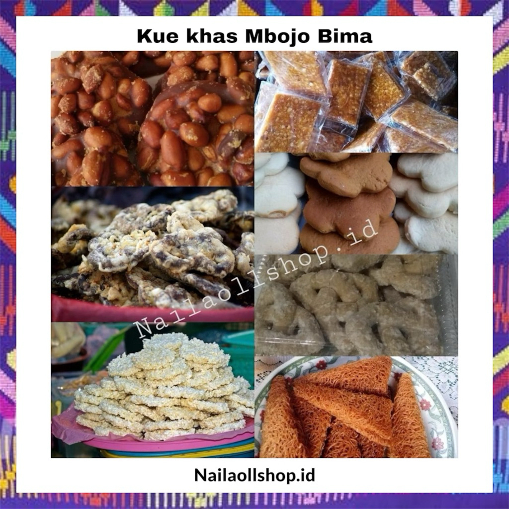

Kue kering khas bima / kue tradisional bima / kue jadul / panggaha mbojo / oleh oleh khas bima