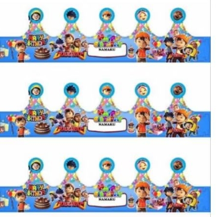 buku mewarnai boboiboy / puzzle boboiboy / cake topper boboinoy / sticker boboiboy/ banner bunting f