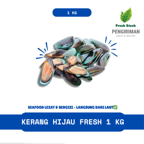 

KERANG HIJAU FRESH 1 KG | FreshStock