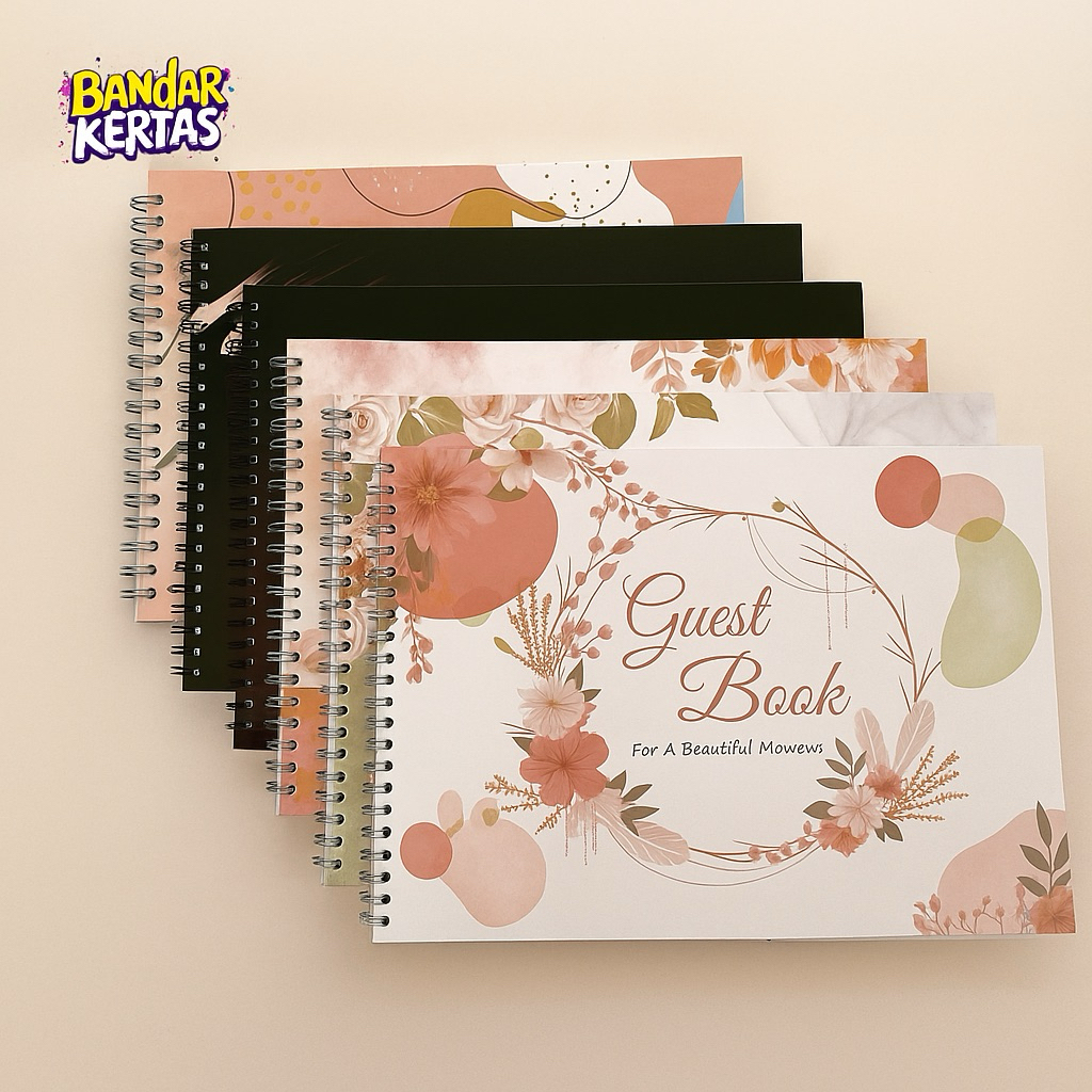 Buku Tamu Pernikahan/Guest Book Premium