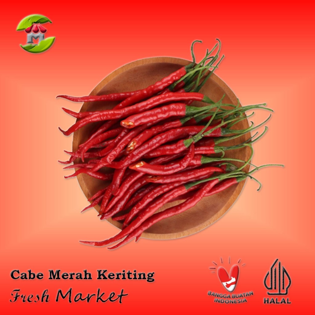 

[JAKTIM] Cabe Merah Keriting Pack 250gr