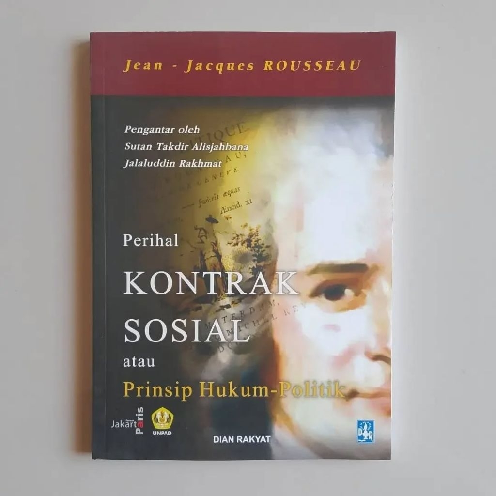 (Preloved) Perihal Kontrak Sosial atau Prinsip Hukum-Politik. Original Bekas