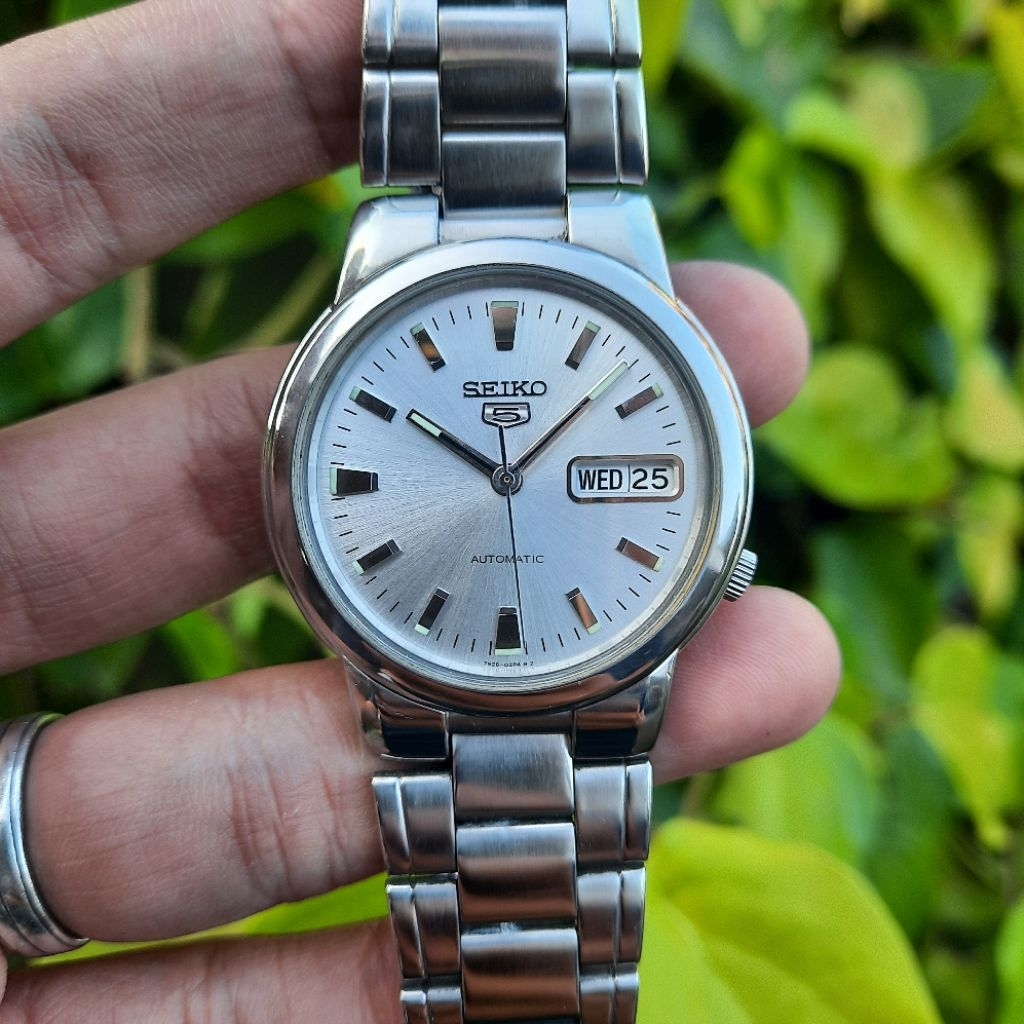 Seiko 5 Automatic SNXE89K1 White Sunbrust 7s26-01F0 not SNXS73