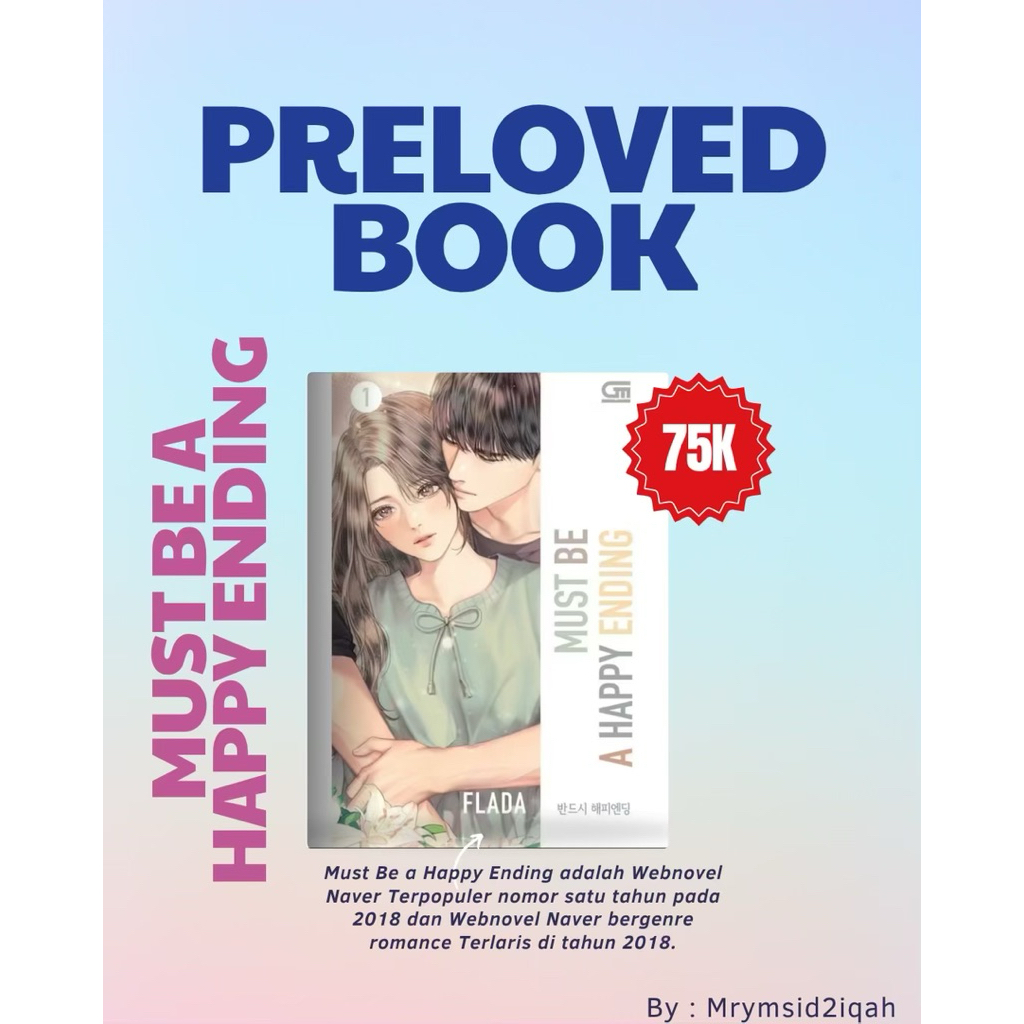 Preloved novel must be a happy ending