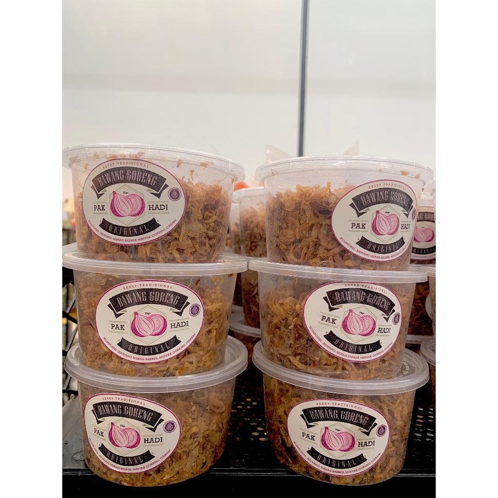 

BAWANG GORENG PAK HADI 70GR ORIGINAL TANPA PENGAWET KRIUK GURIH