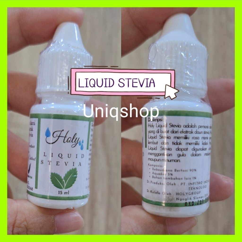 

Holy" Liquid Stevia/Gula Stevia Cair/300 tetes