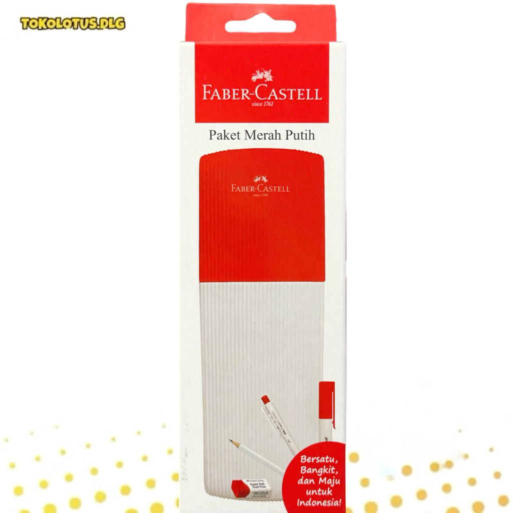 

Paket ujian faber castell pulpen p7+penghapus+pensil+marker