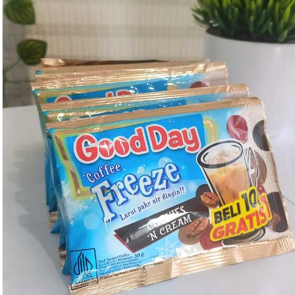 

Good day Freeze Cookies N Cream 10 Gratis 1 sachet Coffee kopi Ice