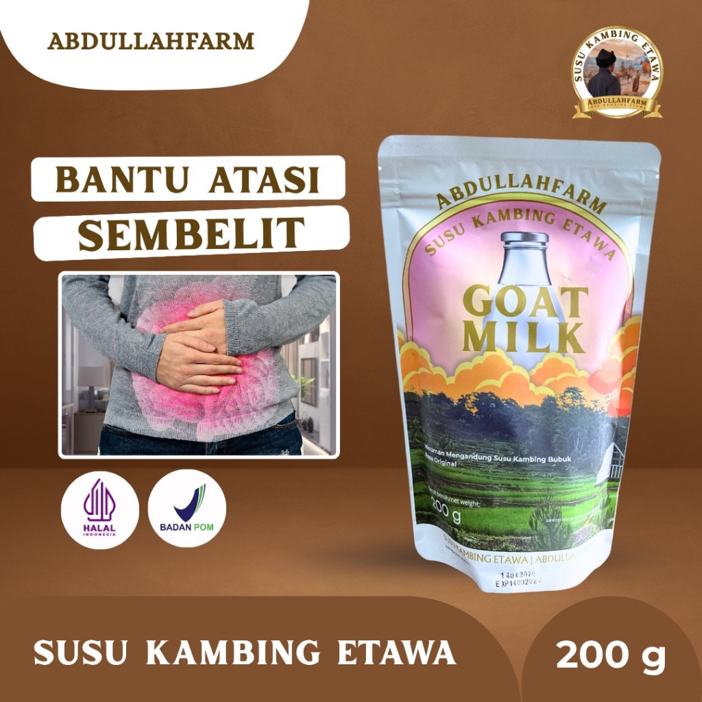 

Abdullah farm - Susu kambing Abdullah Farm Membantu Mengatasi Sembelit 200gr