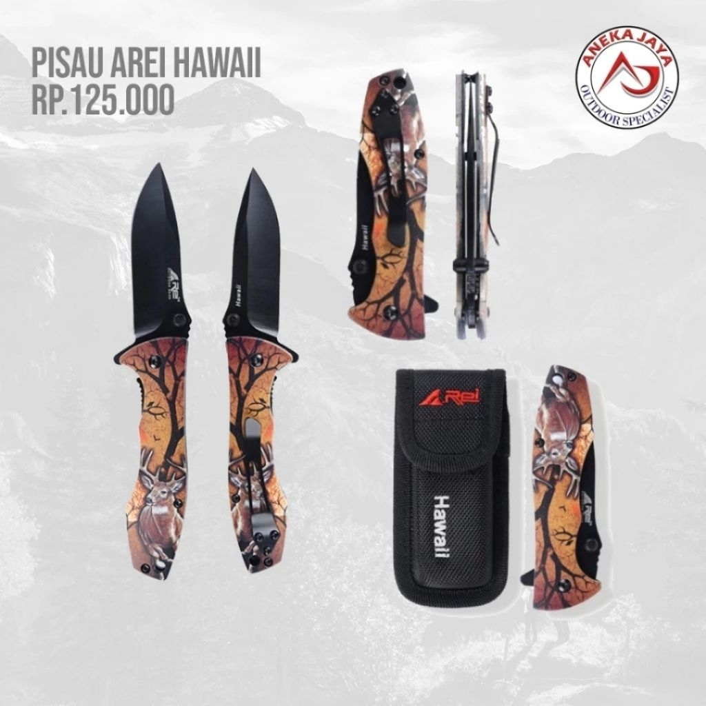 Pisau Hawaii Knife Arei