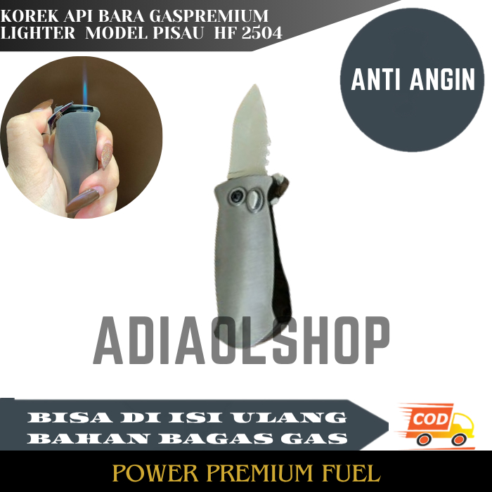RENNE KOREK API BARA GAS PREMIUM LIGHTER MANCIS KOREK API MODEL PISAU HF 2505