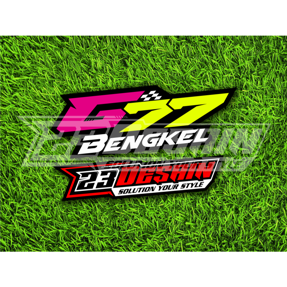 STIKER G77 BENGKEL STICKER G 77
