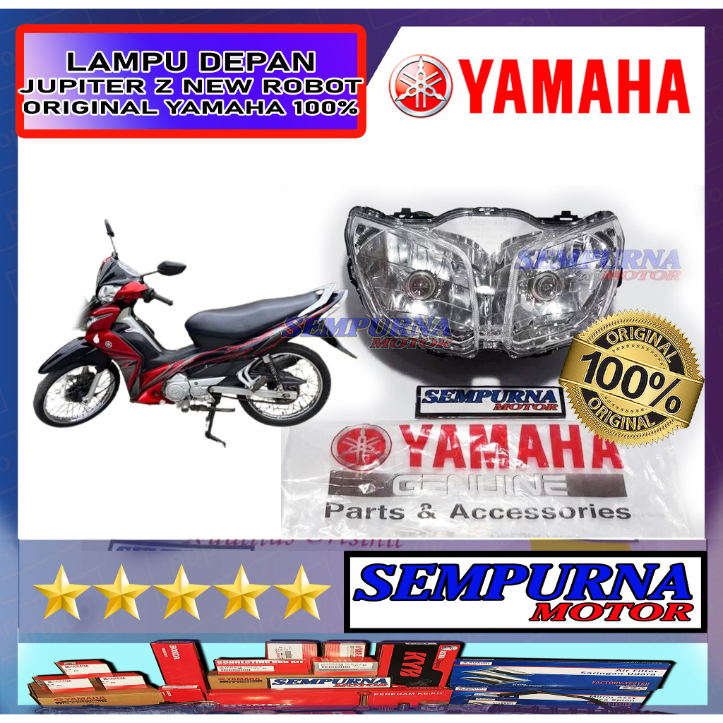 31B-H4310-00 Reflektor Lampu Depan Jupiter Z New 2010 Robot+Bohlam 100% Original Yamaha Asli Ori YGP